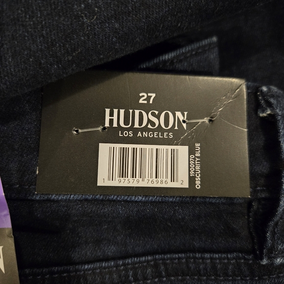 Hudson Women’s Mid Rise Straight Jean - size 27 Inseam 29" - Picture 5 of 7